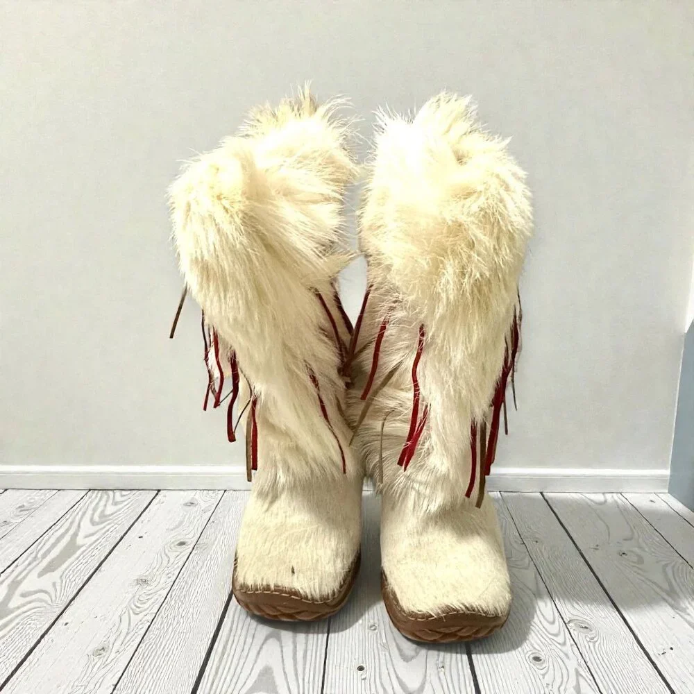 Pajar Vintage Après-Ski Fur Boots Made in Italy EU 39